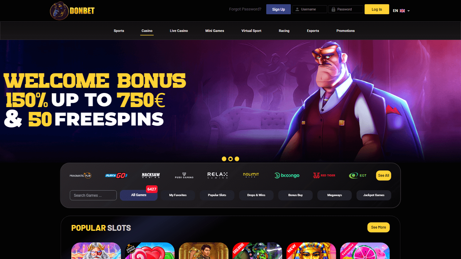 banner Donbet - Casino en ligne et Bookmaker